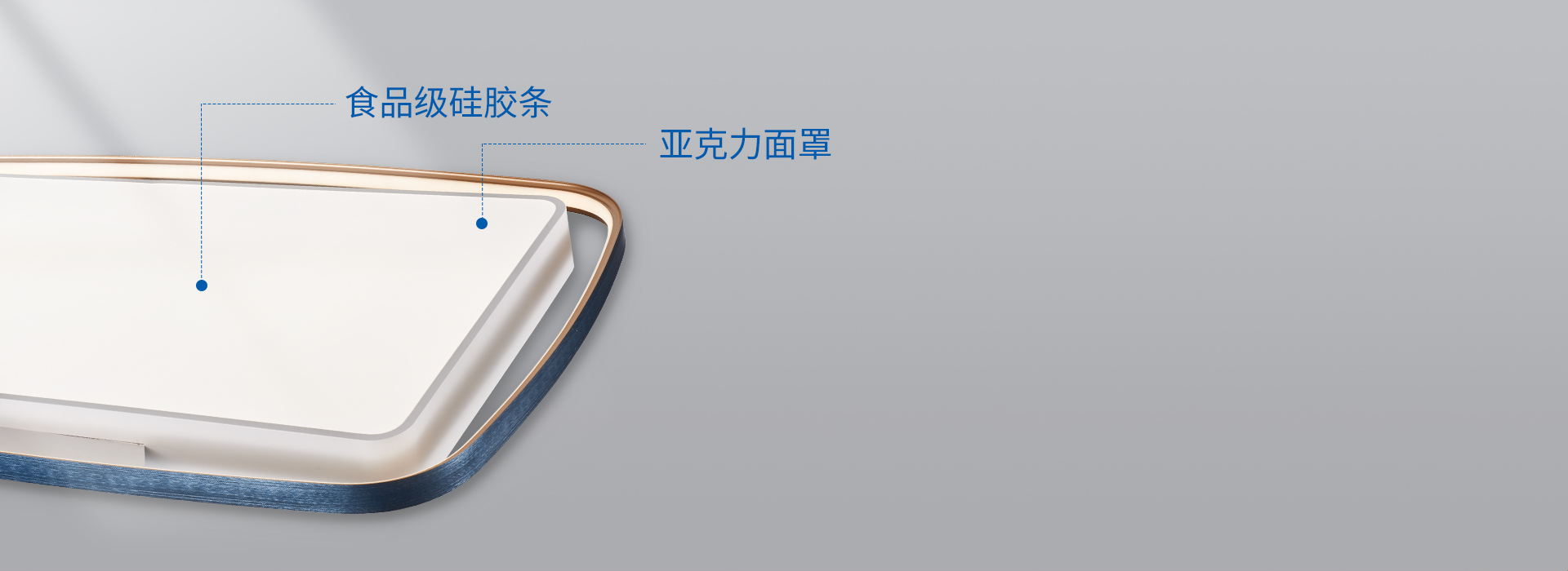 光學面罩，透出柔和好光線 亞克力材質的...