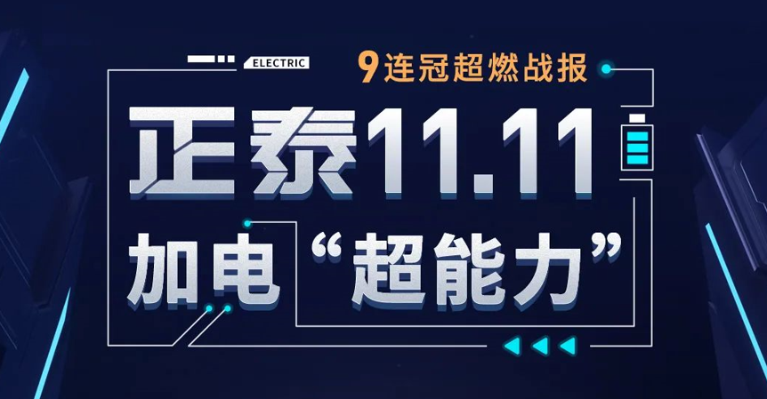 正泰11·11加電“超能力”| 9連冠戰(zhàn)報