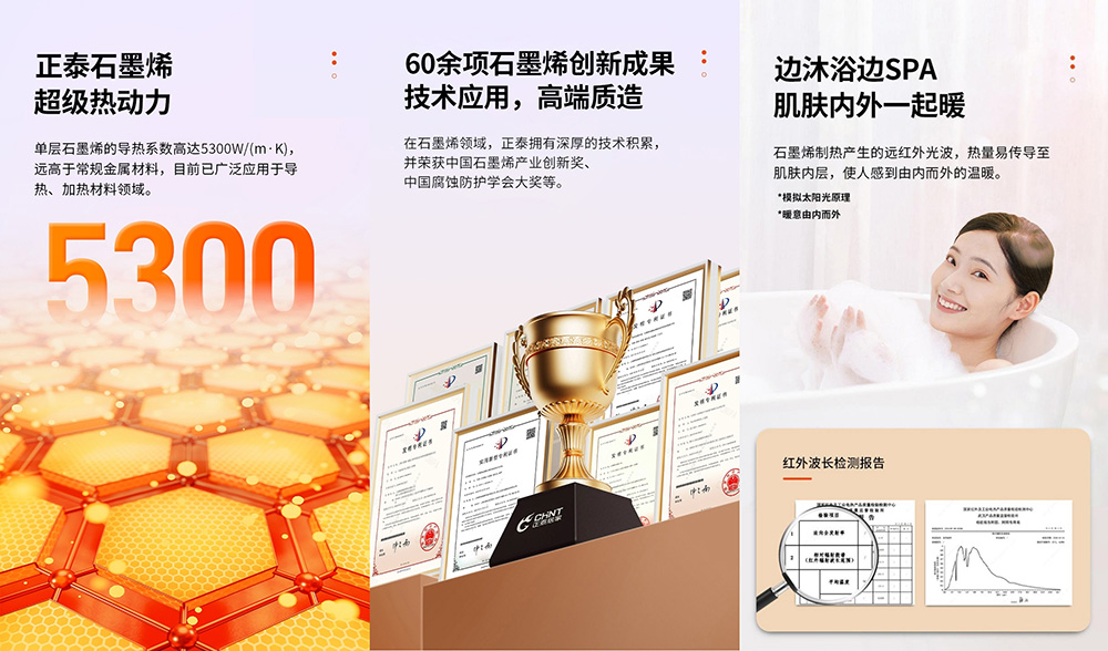 獲“母嬰優品浴霸”認證！正泰石墨烯極速暖艙浴霸打造溫暖健康浴室-3